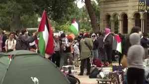 Manifestantes pró-Palestina entram em confronto com grupo pró-Israel nos EUA